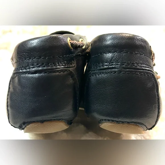 Tommy Hilfiger Randra Leather slip on ballet boat shoe loafer women’s size 6.5M - Picture 10 of 13